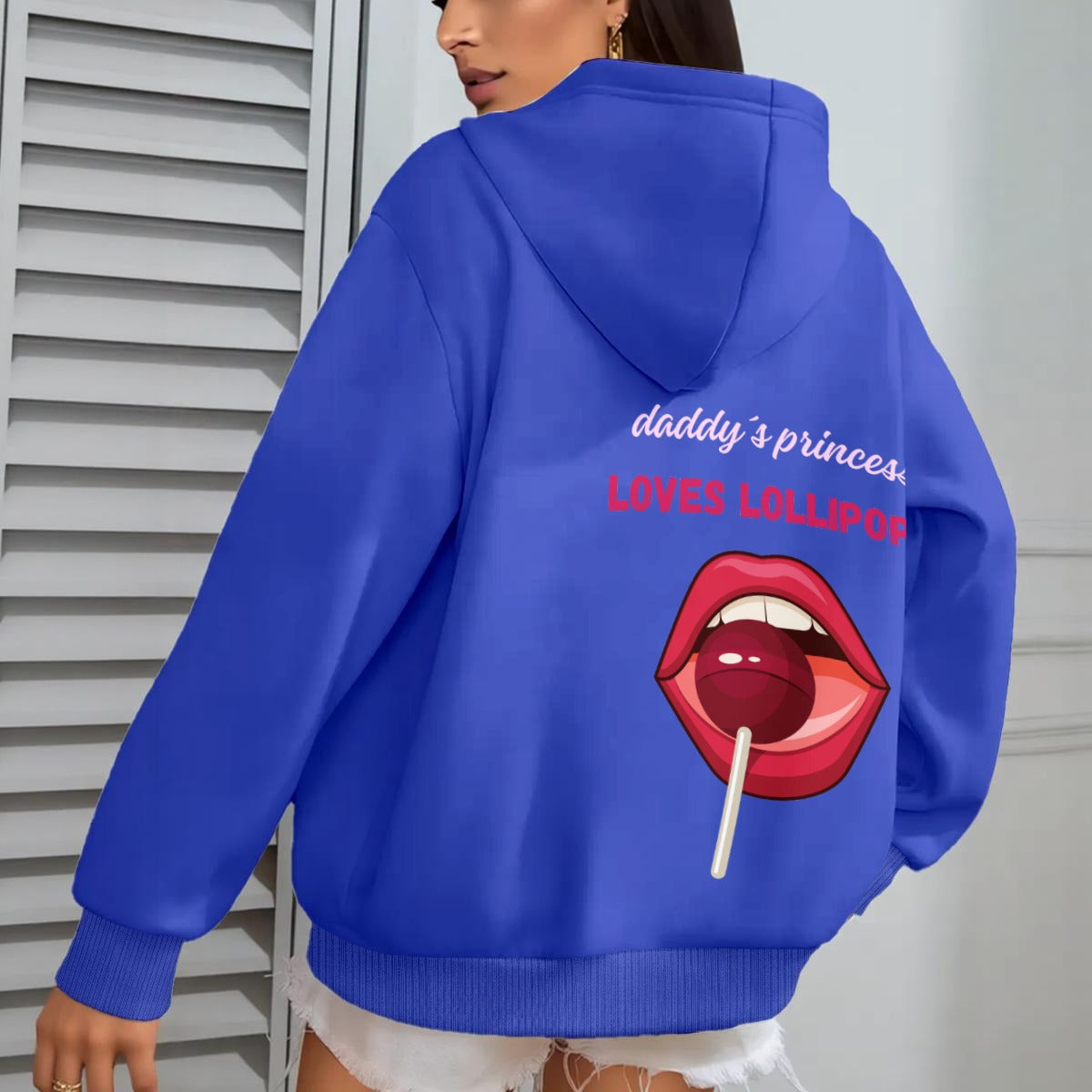 daddy´s princess loves lollipops hoodie