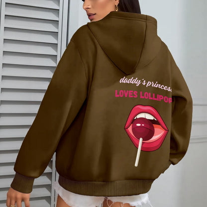 daddy´s princess loves lollipops hoodie