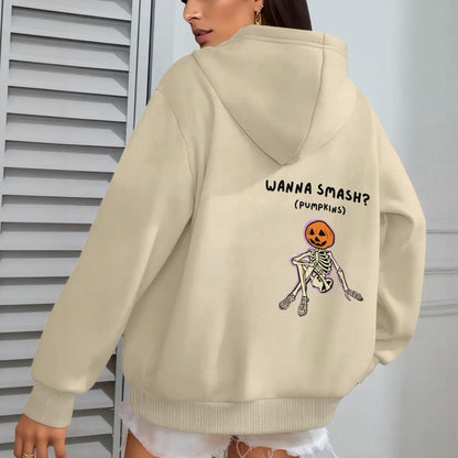 Wanna smash? (pumpkins) hoodie