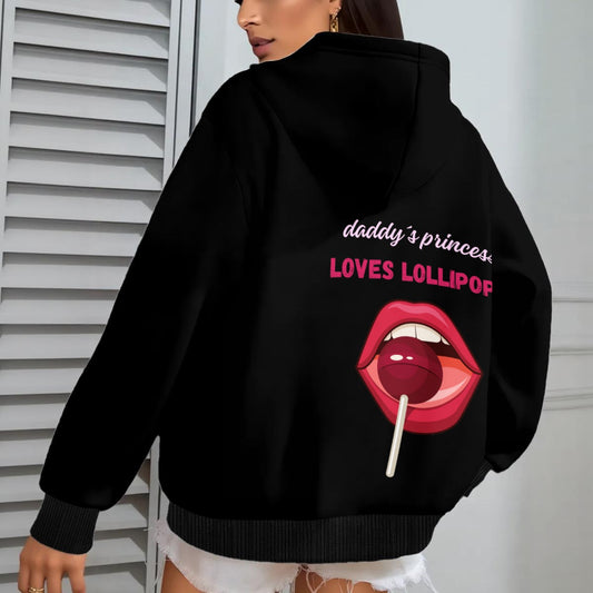 daddy´s princess loves lollipops hoodie