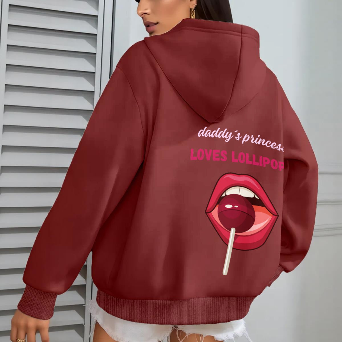 daddy´s princess loves lollipops hoodie
