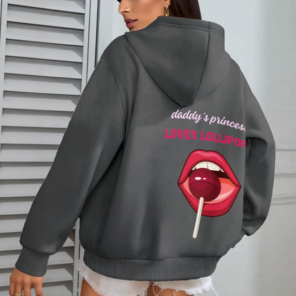 daddy´s princess loves lollipops hoodie