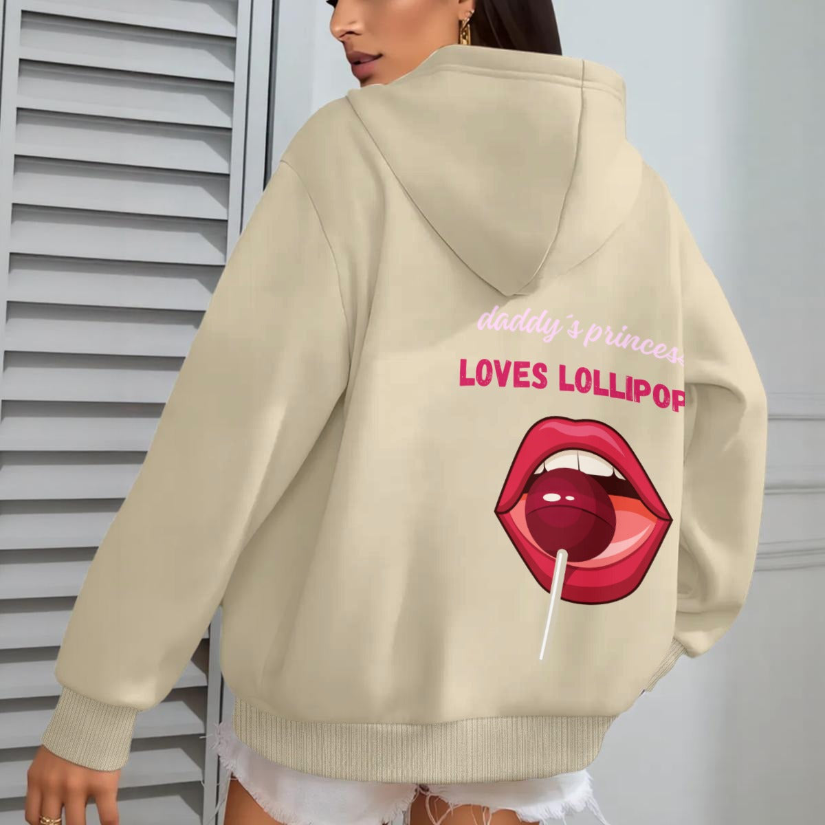 daddy´s princess loves lollipops hoodie