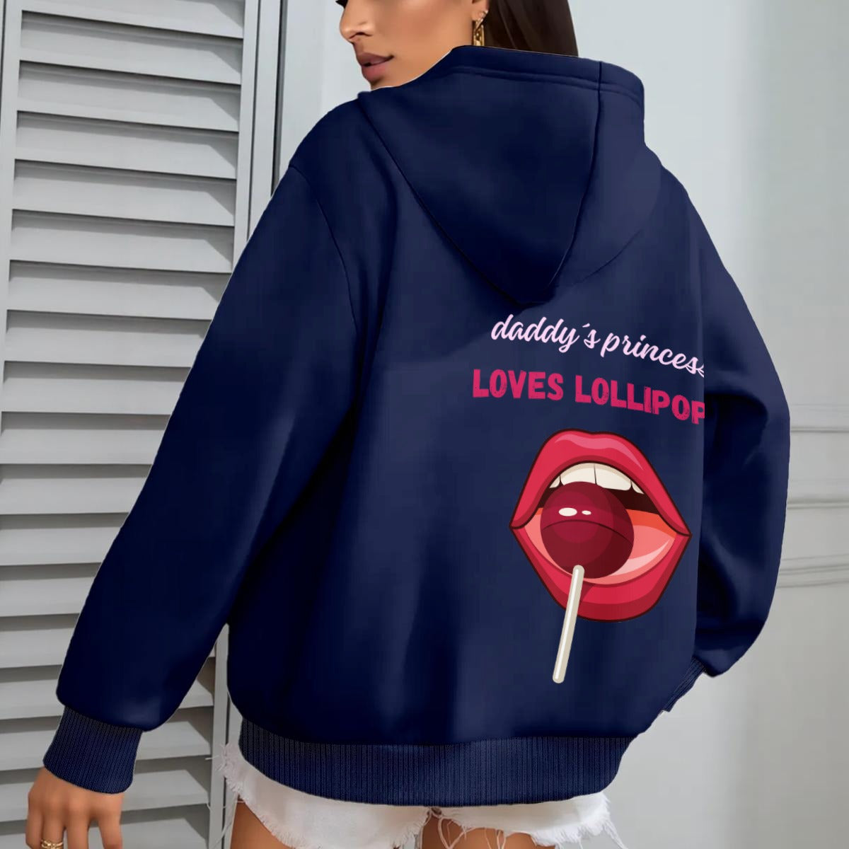daddy´s princess loves lollipops hoodie