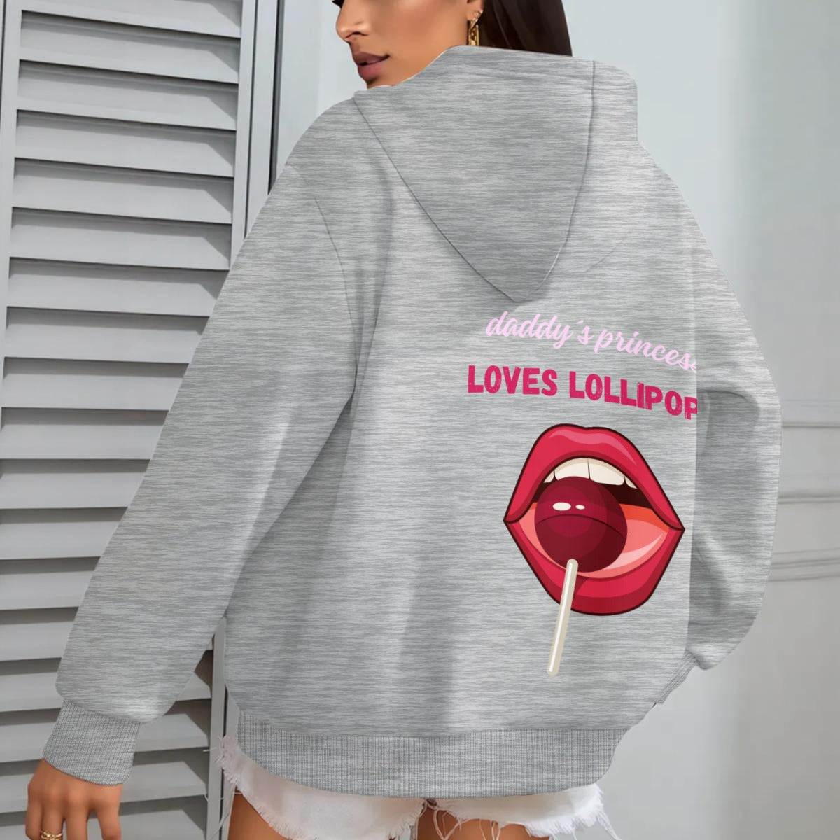 daddy´s princess loves lollipops hoodie